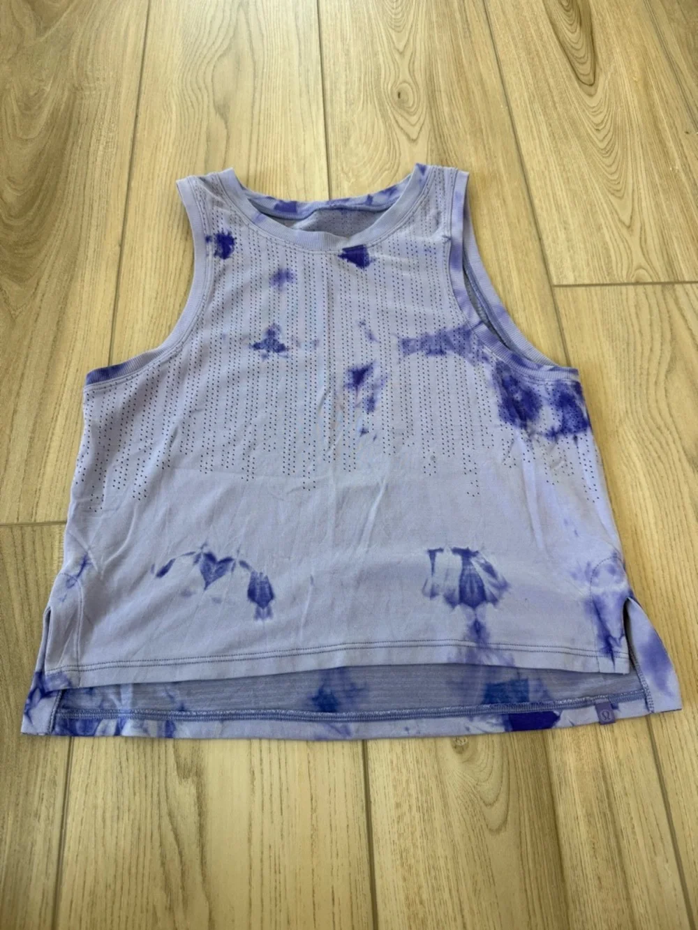 Lululemon Train to Be Tank Top - Rain Stripe Marble Dye Charged Indigo - Picture 4 of 6